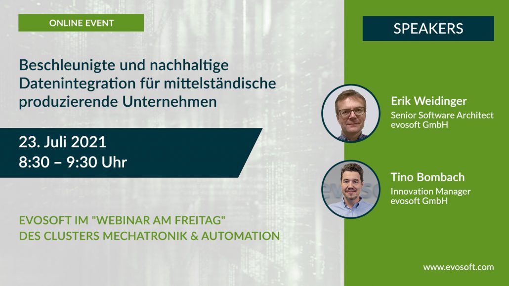 Veranstaltung Cluster Mechatronik Automation Webinar