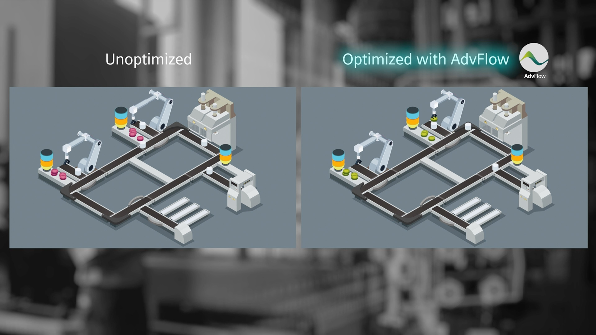 Optimization with AdvFlow