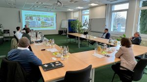 Präsentation und Austausch in der Firmenzentrale der evosoft GmbH