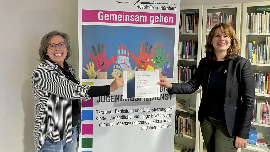 Donation handover to Hospiz Team Nürnberg e.V.