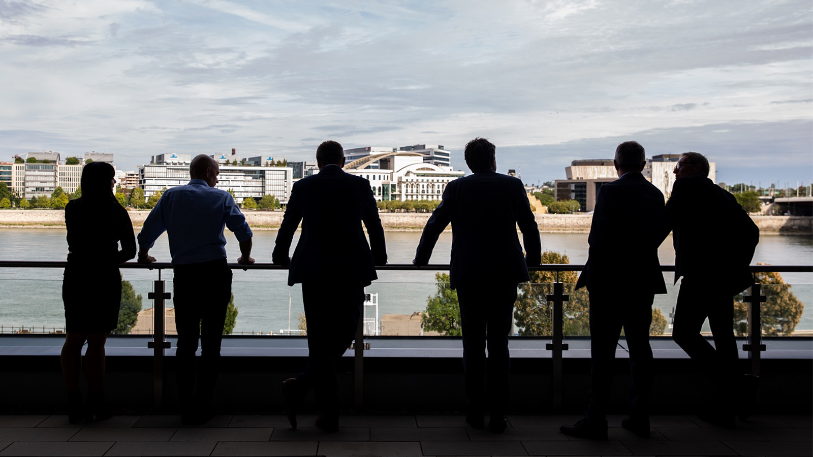 View from the roofs of the evosoft Hungary Ktf. Headquarters on the Danube