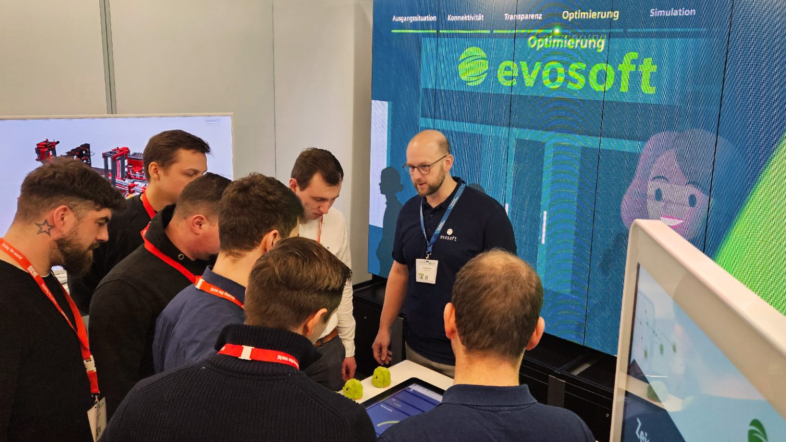 evosoft at the trade fair for industrial automation "all about