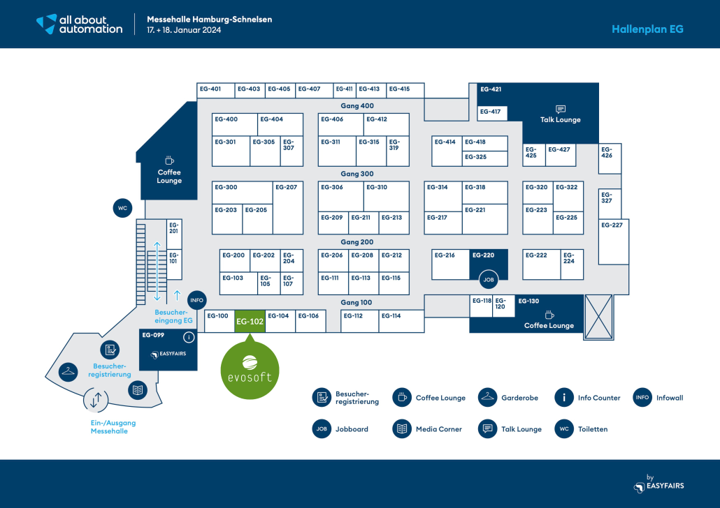 Lageplan AAA Hamburg 2024