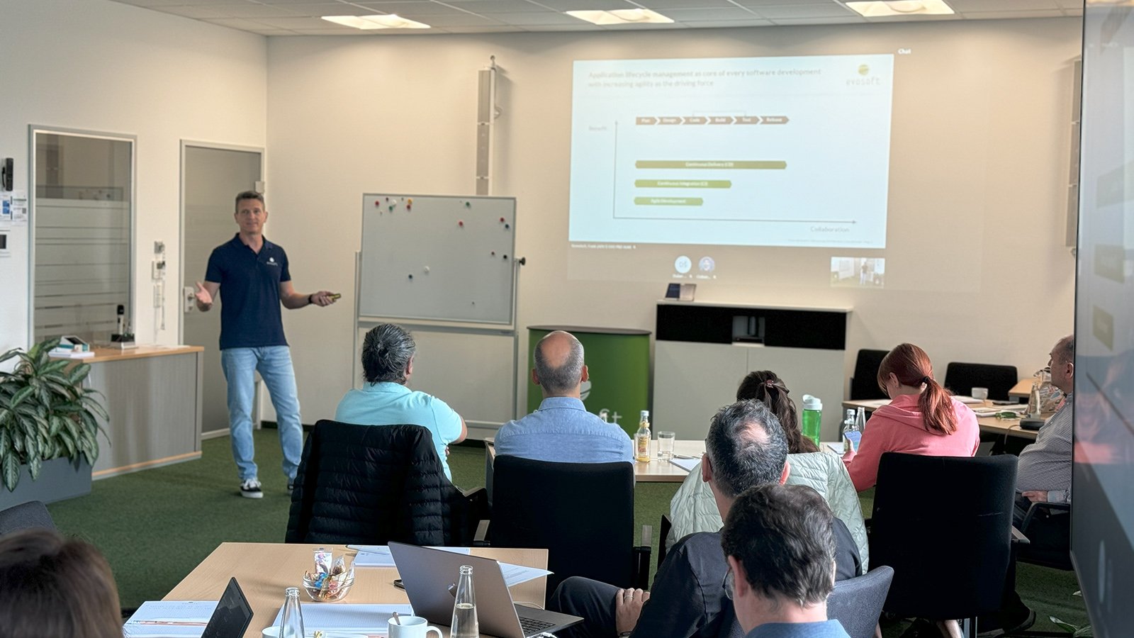 Workshop und Projektpräsentation bei der evosoft GmbH