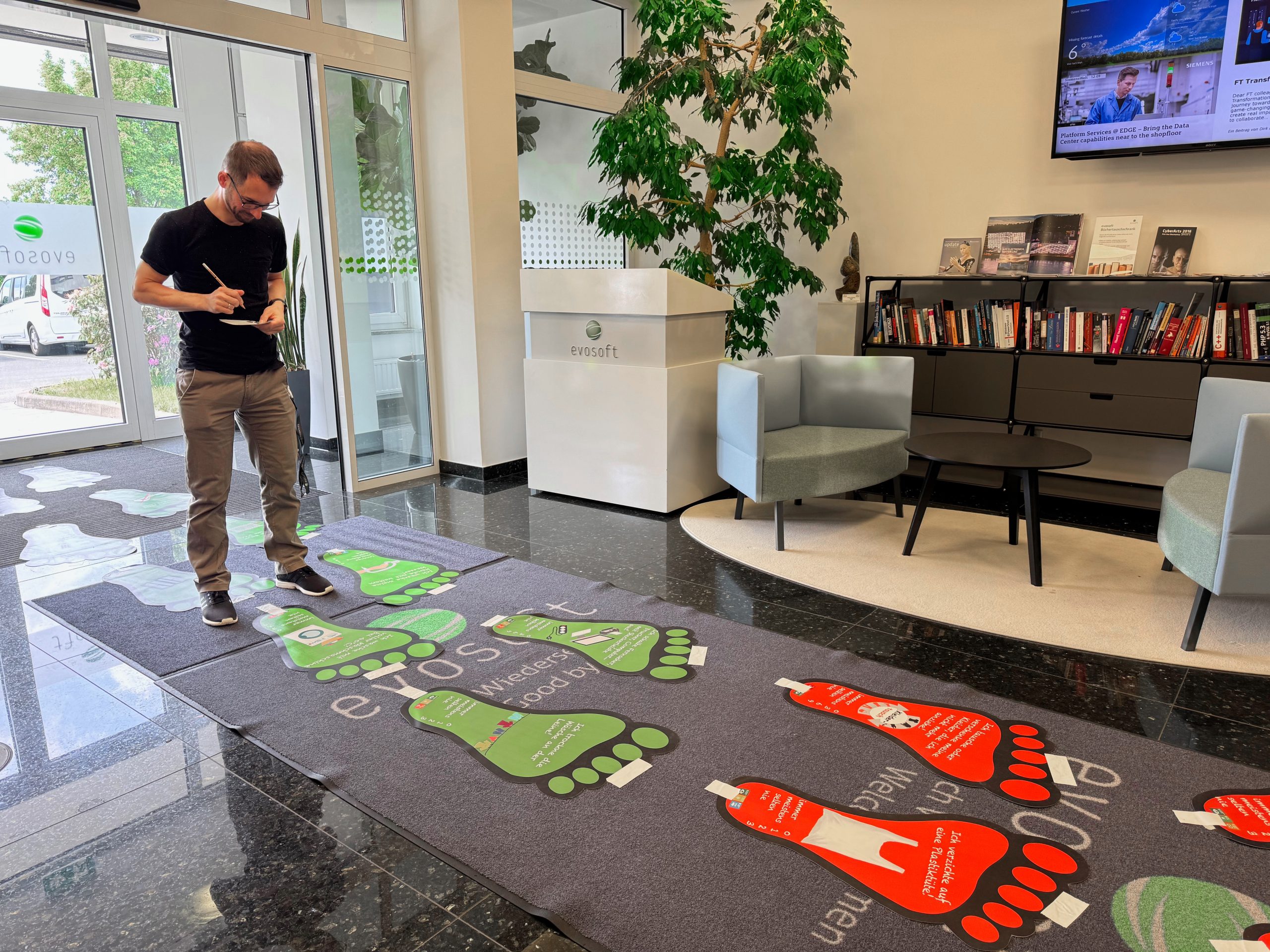 Dem eigenen Fußabdruck auf der Spur